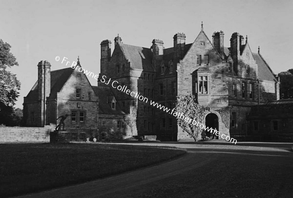 GLASLOUGH HOUSE FROM AVENUE  NORTH WEST